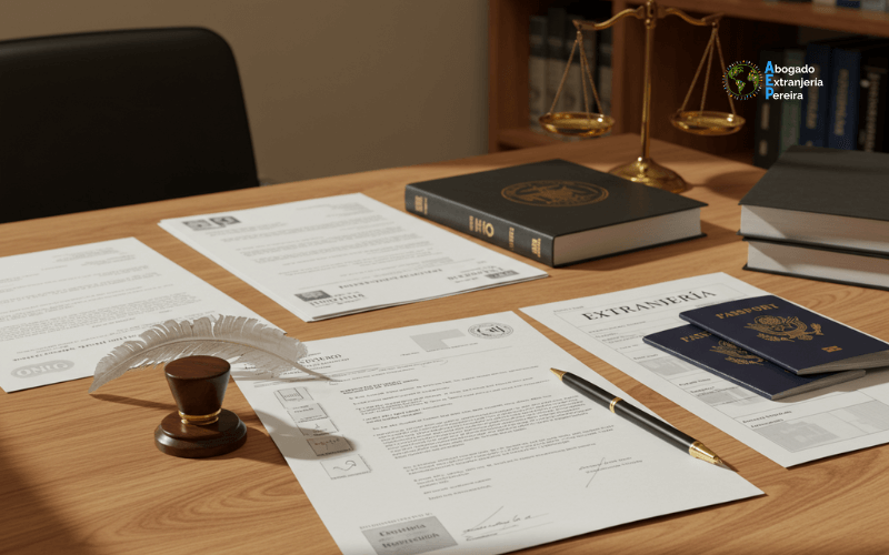 Documentos de extranjeria espanoles tarjeta de residencia pasaporte formularios oficiales